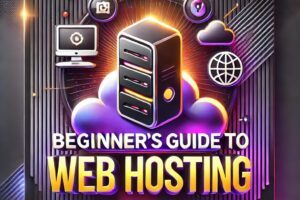 Illustration showing various types of web hosting services including shared hosting, VPS hosting, cloud hosting, WordPress hosting, and dedicated hosting