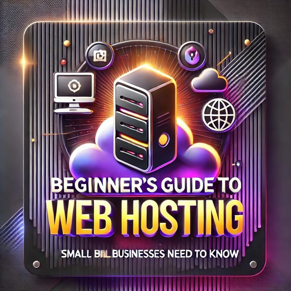 Illustration showing various types of web hosting services including shared hosting, VPS hosting, cloud hosting, WordPress hosting, and dedicated hosting