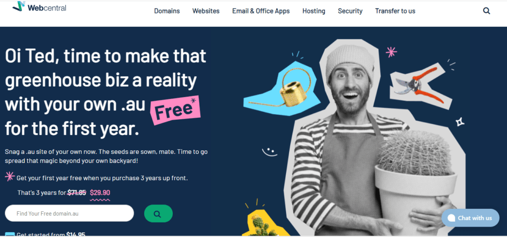 Webcentral (Netregistry)