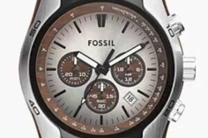 The Fossil Coachman CH-2565 watch strap from view. Source Fossil Group